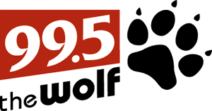 [99.5 The Wolf logo]